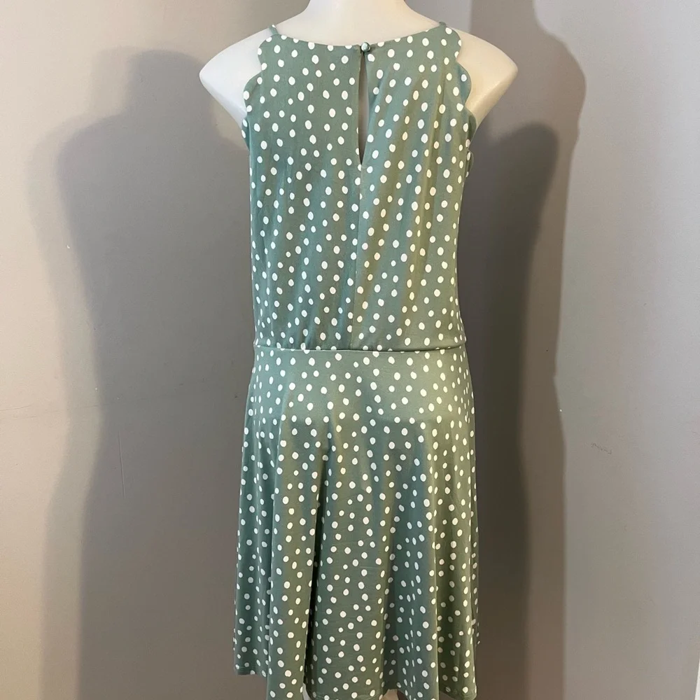 BCX Green Halter Sundress Sleeveless Mini - Picture 7 of 15